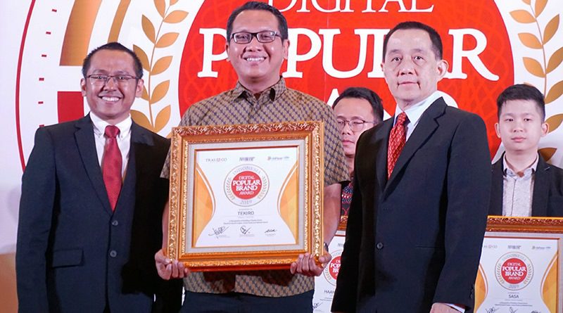 Tekiro Tools Kembali Raih Digital Popular Brand Award 2019