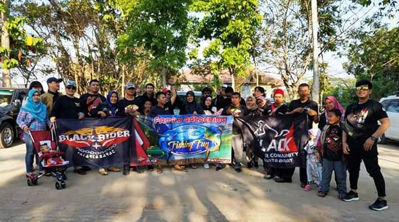 Gelar Family Gathering, BR-BMC Jakbar Ajak Keluarga Mancing Bareng