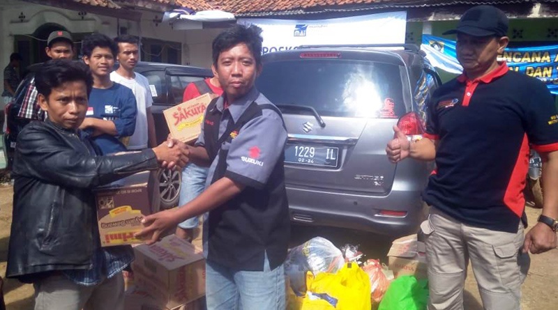 GCN Bogor Raya Salurkan Bantuan Bagi Korban Bencana di Bogor Barat