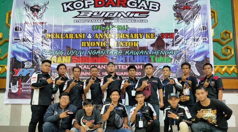 Kopdargab Byonic Regional Kalteng Diisi Dengan 3th Anniversary dan Deklarasi Byonic Buntok
