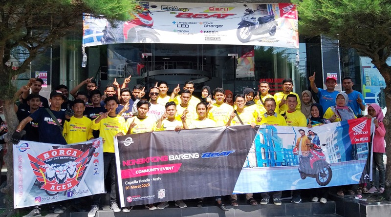 Bikers Honda Beat Aceh Nikmati Keseruan Acara Nongkrong Bareng BeAT