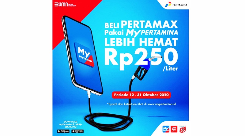 Beli Pertamax Lebih Hemat Rp 250/ Liter Pakai Aplikasi MyPertamina