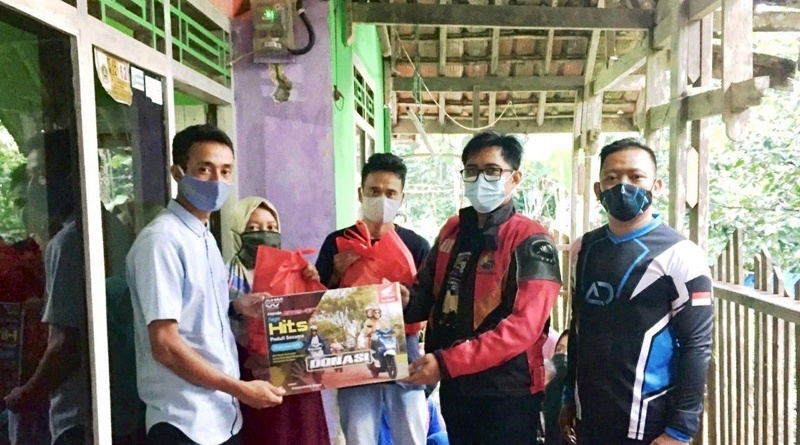 Komunitas Honda BeAT Jakarta dan Tangerang Salurkan Donasi Sembako