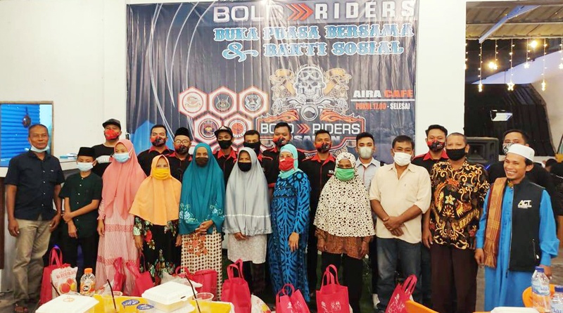 Bold Riders Kisaran Gelar Baksos Berbagi untuk Kaum Dhuafa dan Anak Yatim