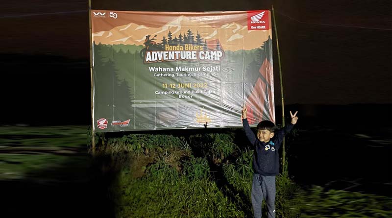 Wow! Bocah 4 Tahun Ikut Honda Bikers Adventure Camp