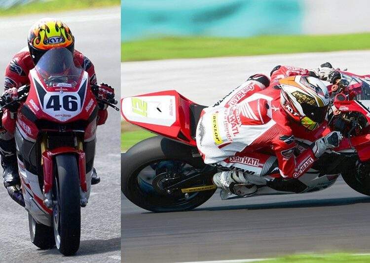 Dua Pebalap Honda