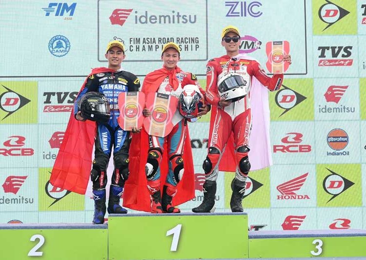Pebalap Astra Honda Podium