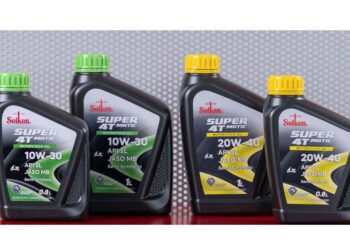 Oli Mesin Seiken SUPER 4T Matic Cocok untuk Motor Matic Harian 110cc – 150cc