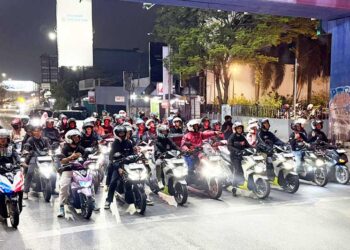 Vario Evo Night Ride Perkuat Silaturahmi Antarkomunitas Pengguna Honda Vario